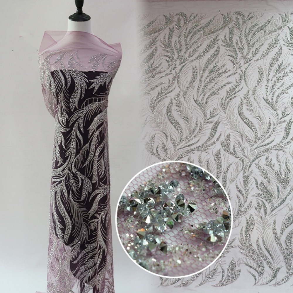 Crystal Mesh Fabric - 10 Wzorów z efektem gorącego tłoczenia,