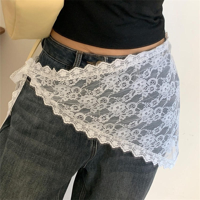 Trójkątna koronkowa krótka spó – Lace Ribbon Trim recenzja i cena