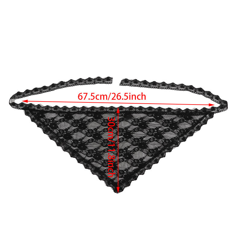 Trójkątna koronkowa krótka spó – Lace Ribbon Trim recenzja i cena