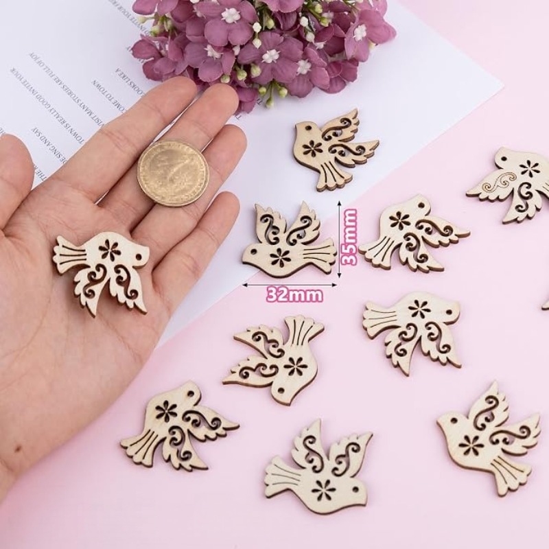 50 sztuk niedokończonych drewn – Embellish Craft recenzja i cena