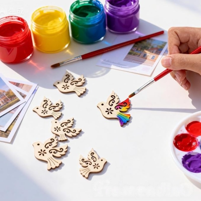 50 sztuk niedokończonych drewn – Embellish Craft recenzja i cena