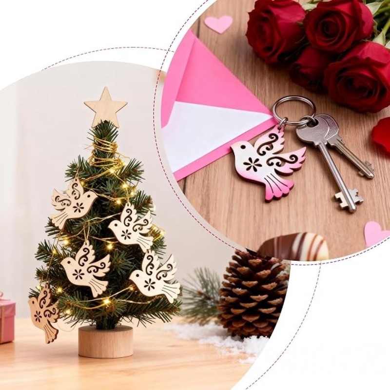 50 sztuk niedokończonych drewn – Embellish Craft recenzja i cena