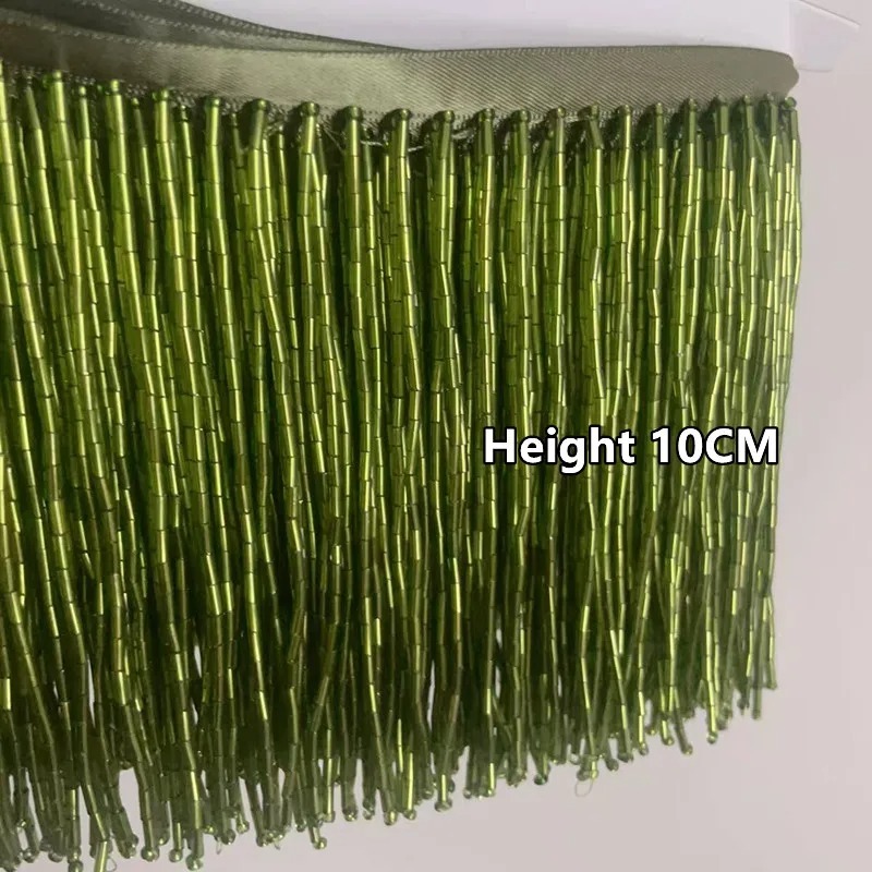 10CM Srebrno-Czerwona Koronka  – Tassel Fringe Trim recenzja i cena