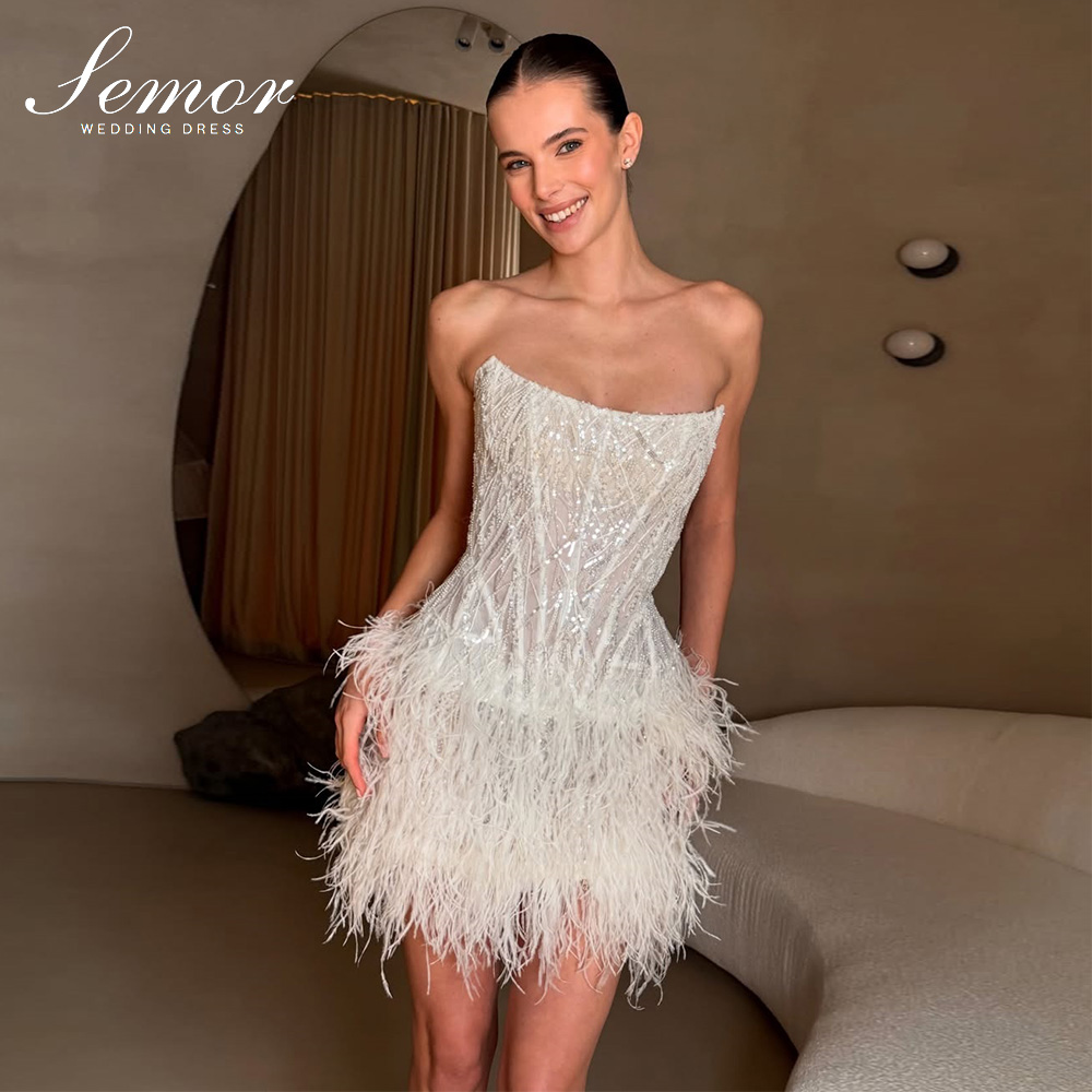 Semor Wykwintna Krótka Suknia  – Tassel Fringe Trim recenzja i cena