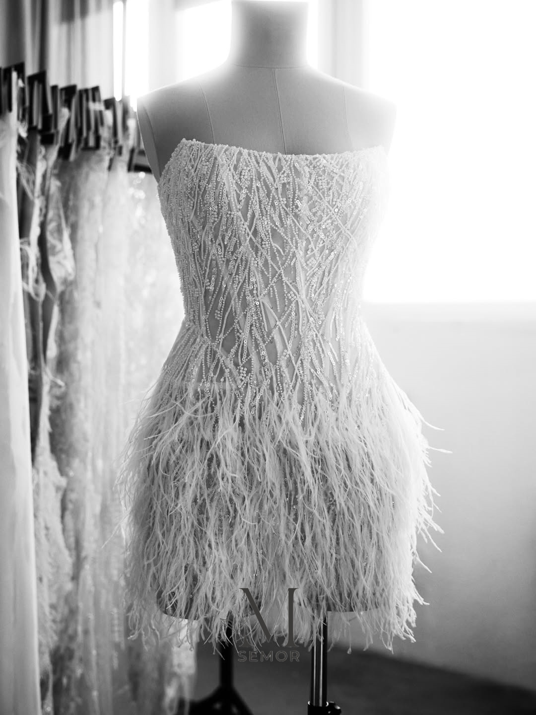 Semor Wykwintna Krótka Suknia  – Tassel Fringe Trim recenzja i cena