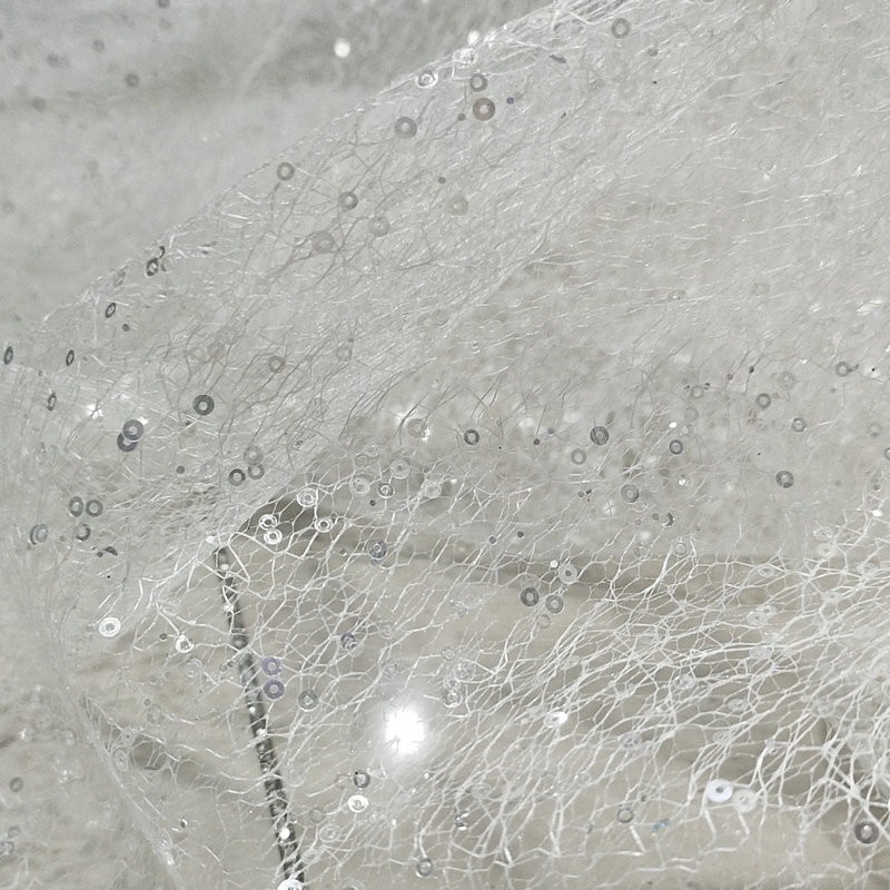 Twarda siatka, białe złoto, ce – Crystal Mesh Fabric recenzja i cena